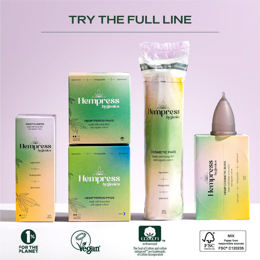 Hempress Hygienics Organic Cotton Cosmetic Ear Swab Buds