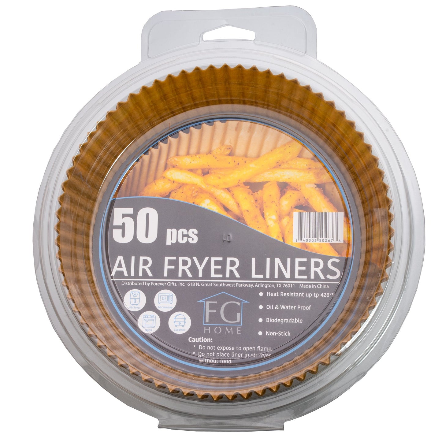 FG Round Air Fryer Liners, 50 Ct