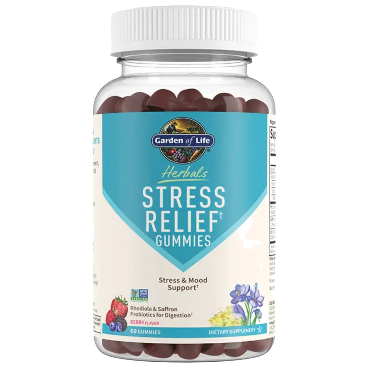 Garden of Life Herbals Stress Relief Gummies - Berry Flavor