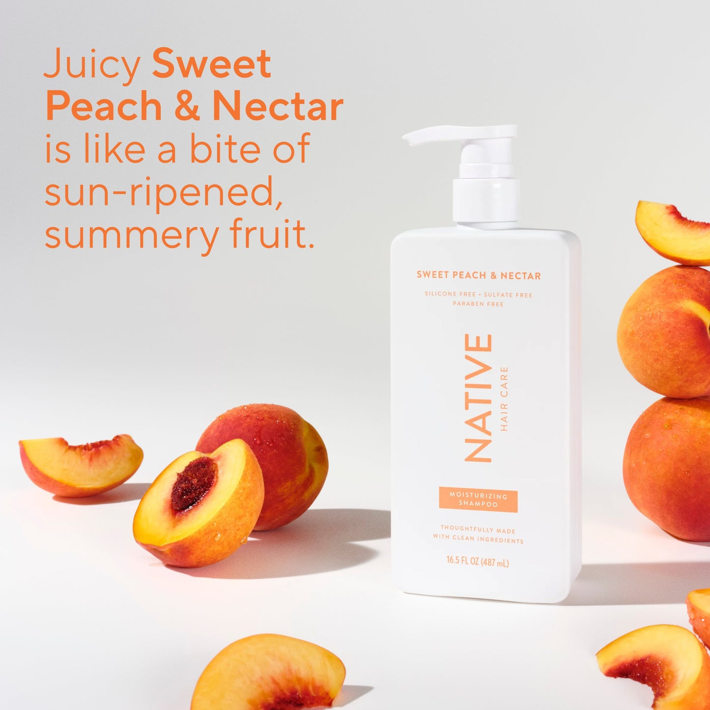 Native Moisturizing Shampoo - Sweet Peach & Nectar