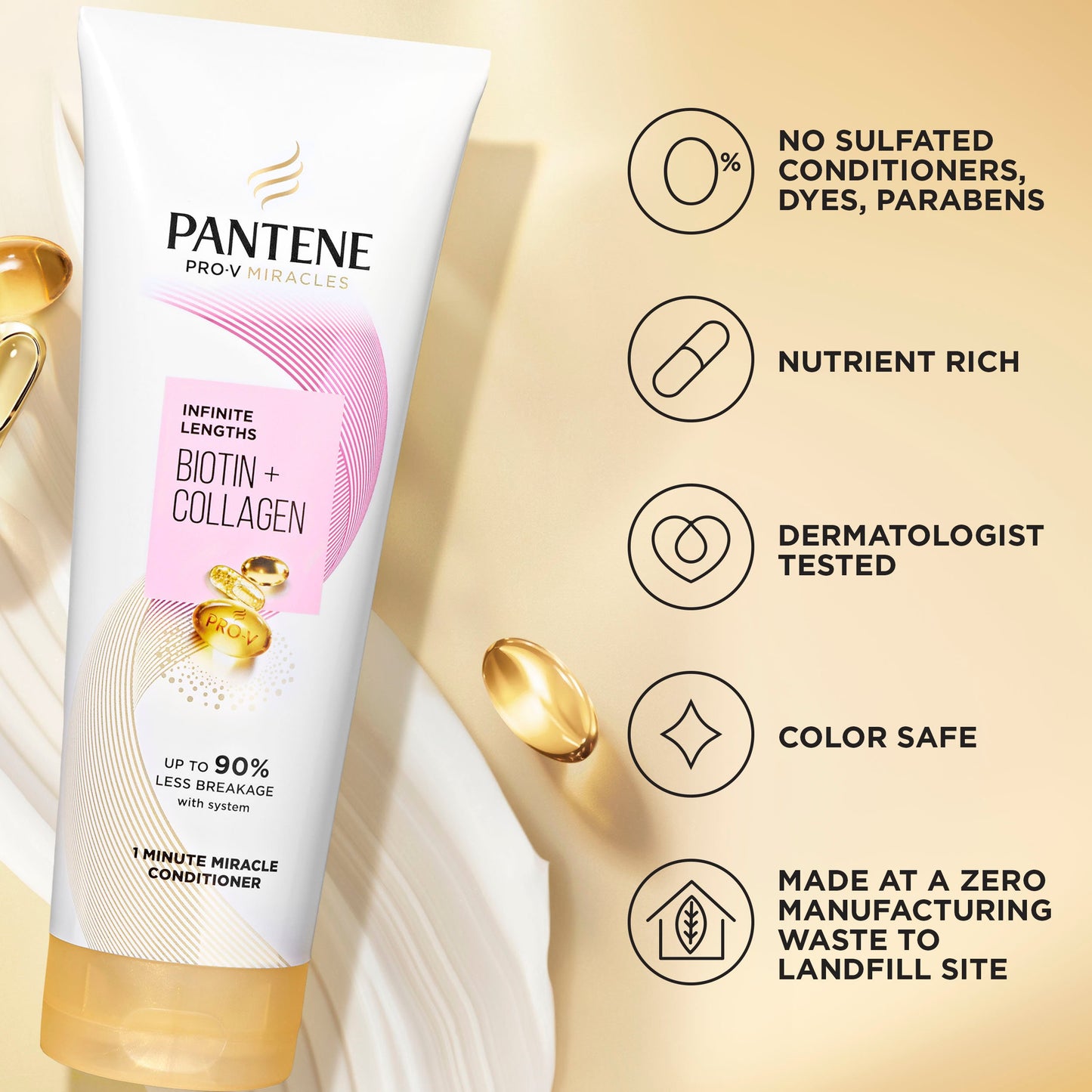 Pantene Infinite Lengths Biotin + Collagen - Conditioner