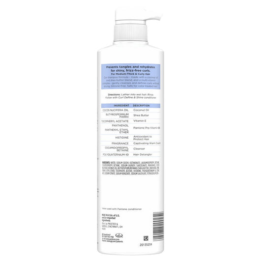 Pantene Curl Define & Shine Coconut + Shea - Shampoo