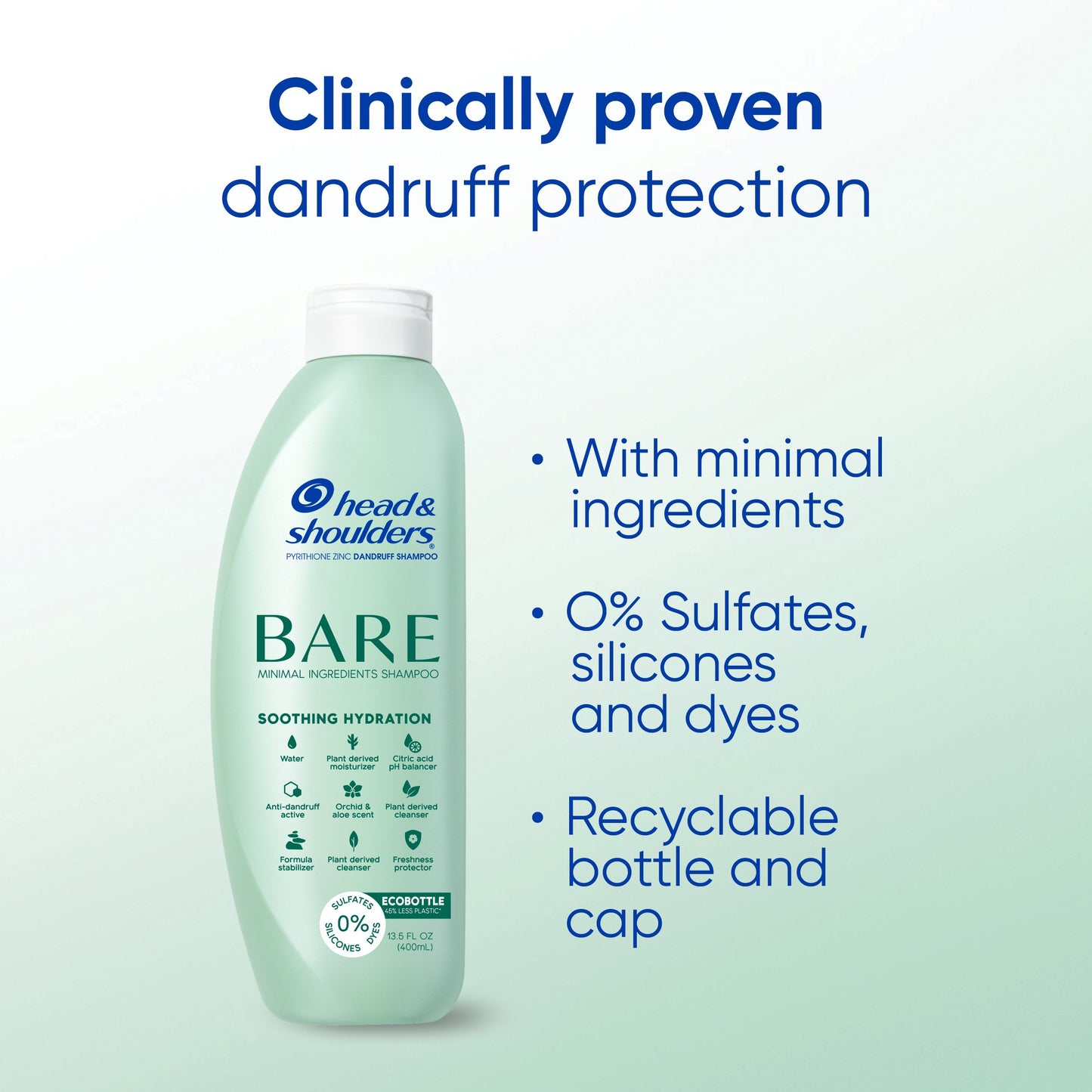 Head & Shoulders Bare Soothing Hydration Shampoo