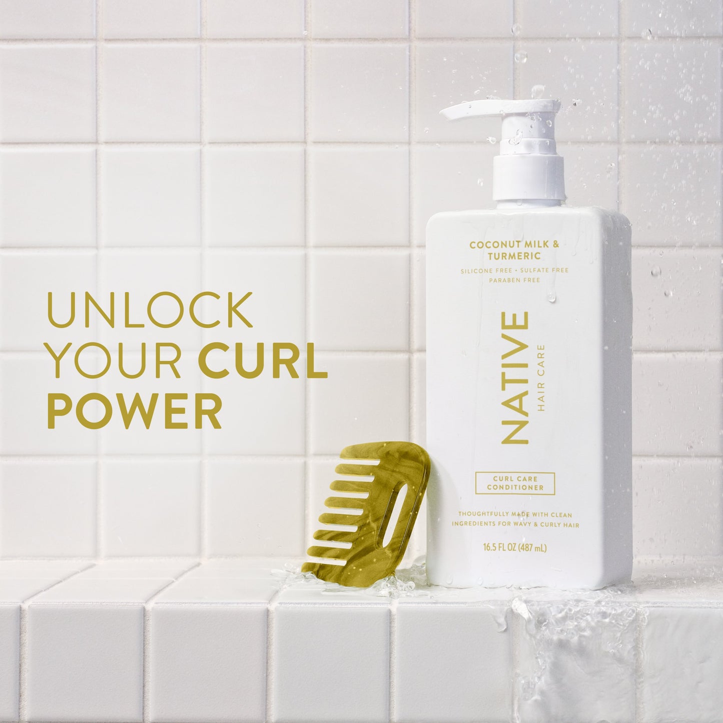 Native Curl Care Conditioner - Coconut Milk & Turmeric