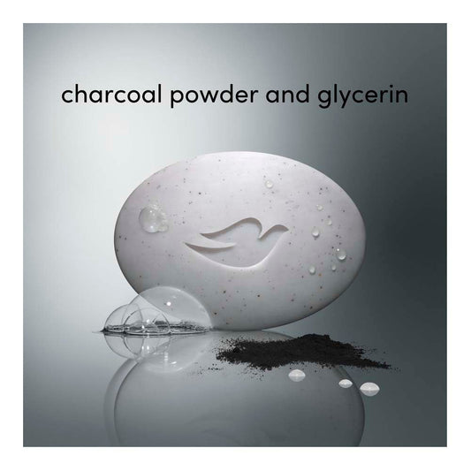 Dove Deep Exfoliating Soap Bar - Charcoal Powder & Glycerin