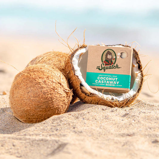 Dr. Squatch Men's Natural Soap - Coconut Castaway