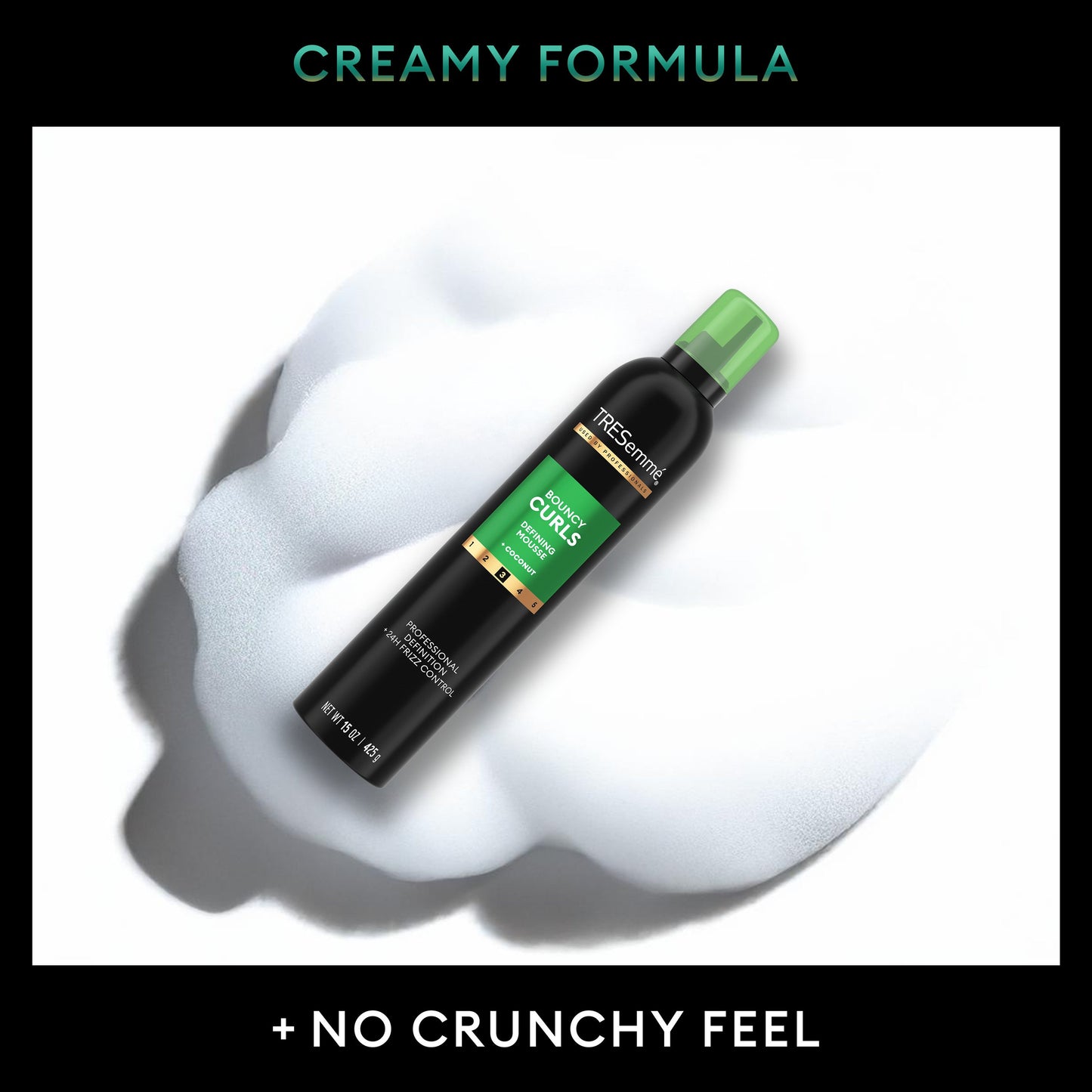 TRESemmé Bouncy Curls Peptide Blend Defining Styling Mousse
