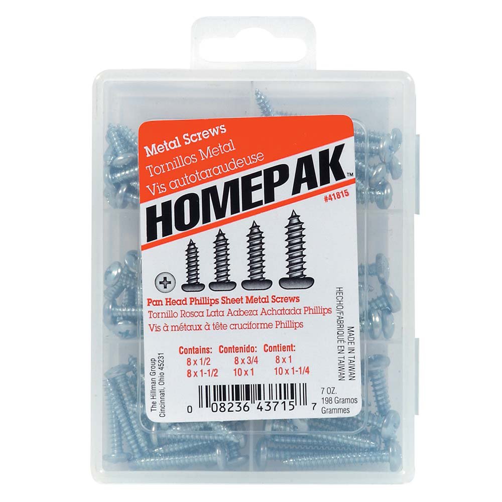 Hillman Phillips Pan Head Sheet Metal Screws