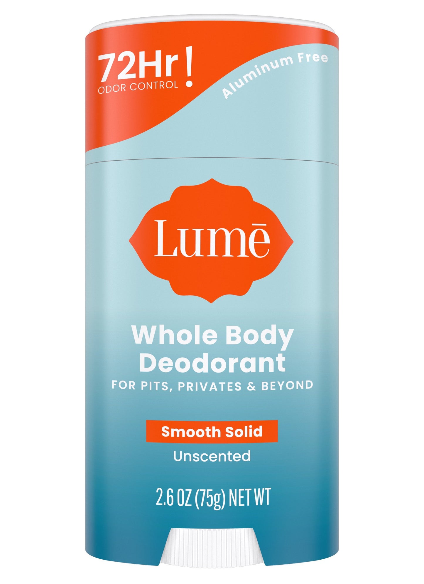 Lume Whole Body Women's Deodorant - Smooth Solid Stick - Aluminum Free - Unscented - 2.6oz