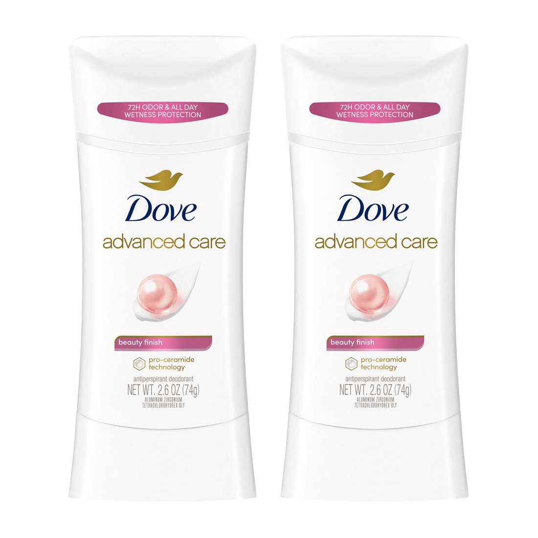 Dove Advanced Care Anti-perspirant Beauty Finish - Twin Pack