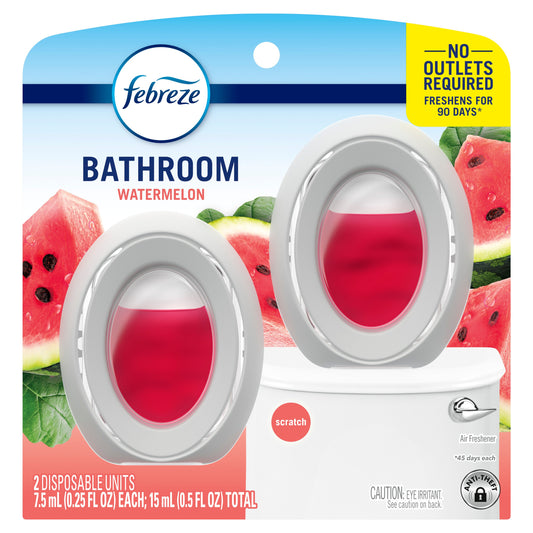 Febreze Bathroom Air Freshener Odor-Fighting - Sweet Watermelon Vine Scent