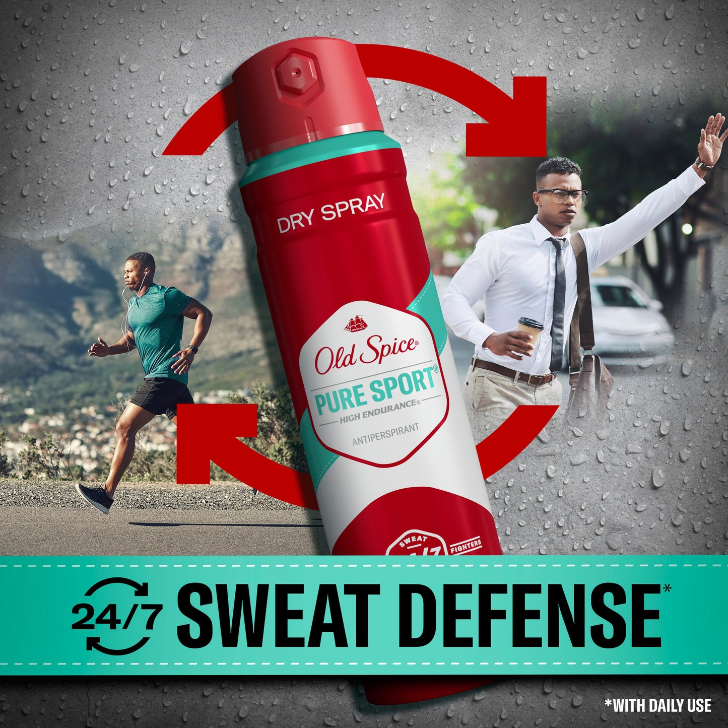 Old Spice High Endurance Antiperspirant Dry Spray - Pure Sport