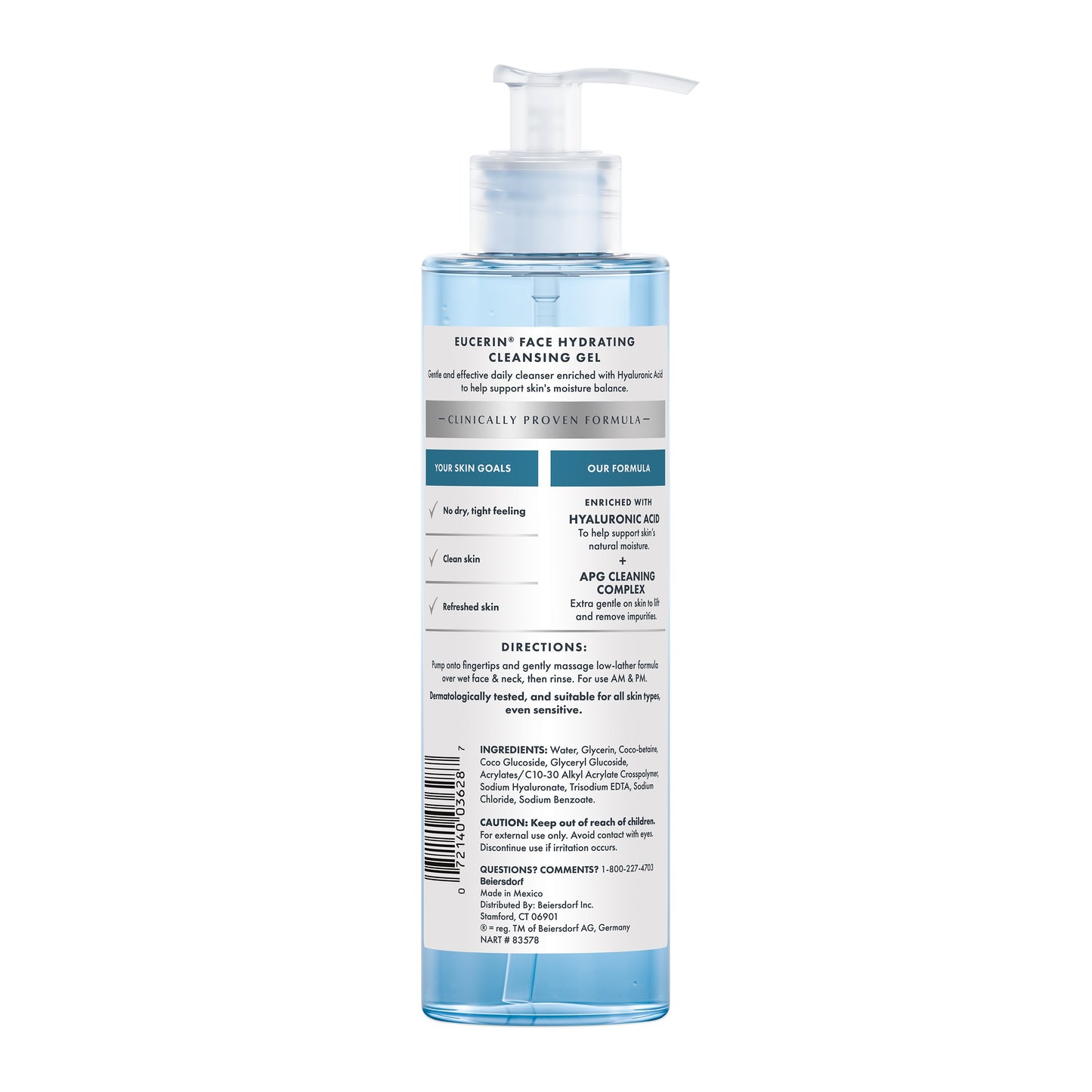 Eucerin Face Hydrating Cleansing Gel