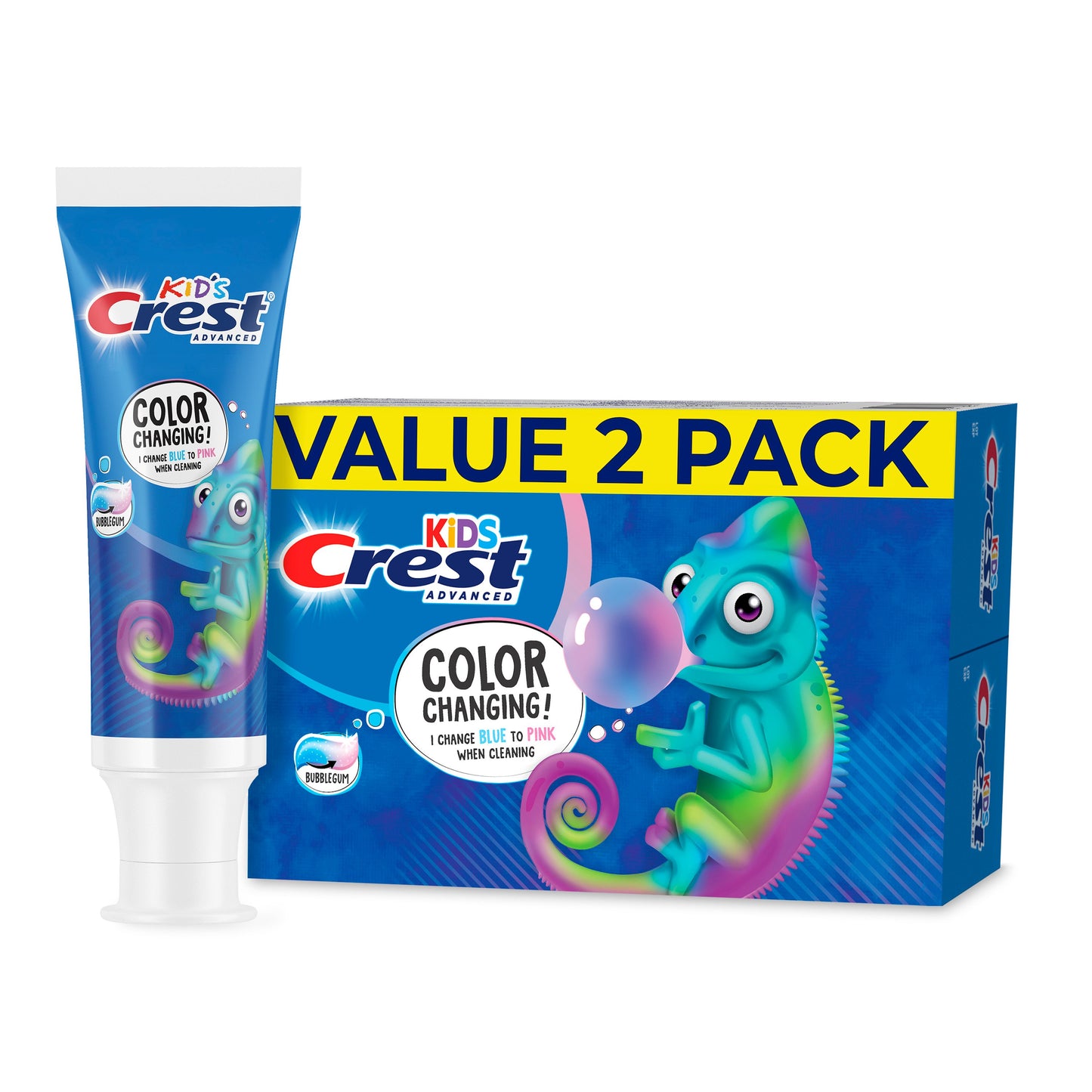 Crest Kid's Advanced Anticavity Toothpaste Bubblegum - Value Pack
