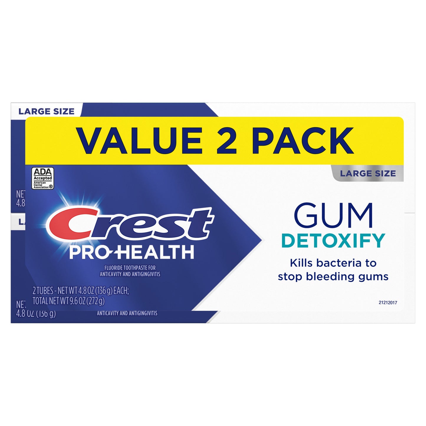Crest Pro Health Gum Detoxify Toothpaste - Deep Clean, 2 pk