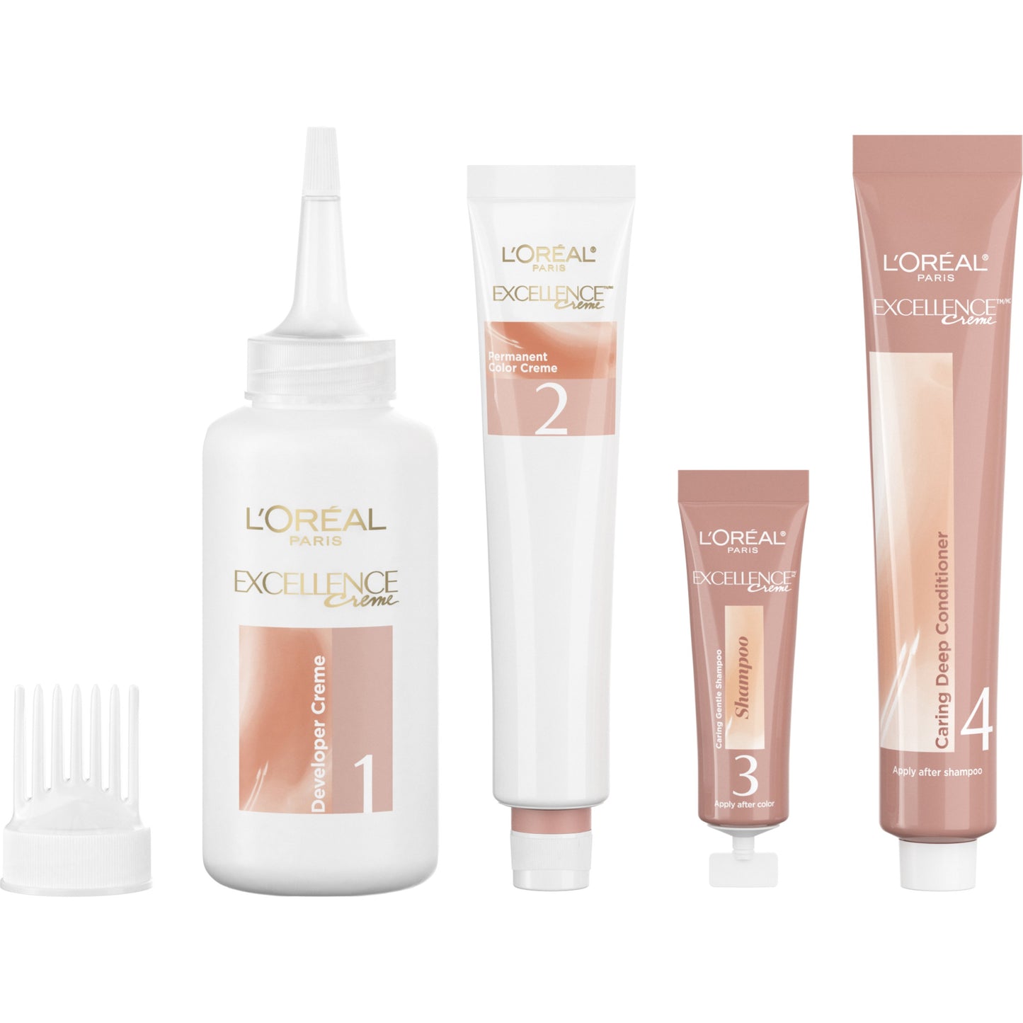 L'Oréal Paris Universal Nudes Excellence Creme Hair Color -6N Natural Light Brown