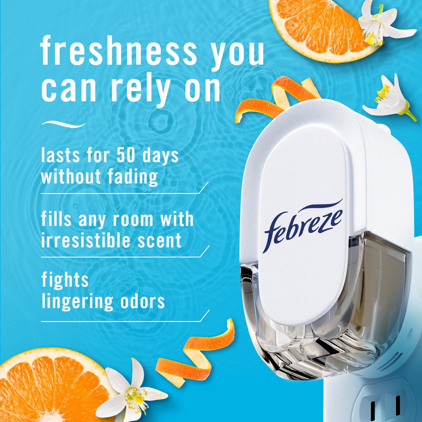 Febreze Plug In Air Freshener Scented Oil Refill - Refresh & Energize