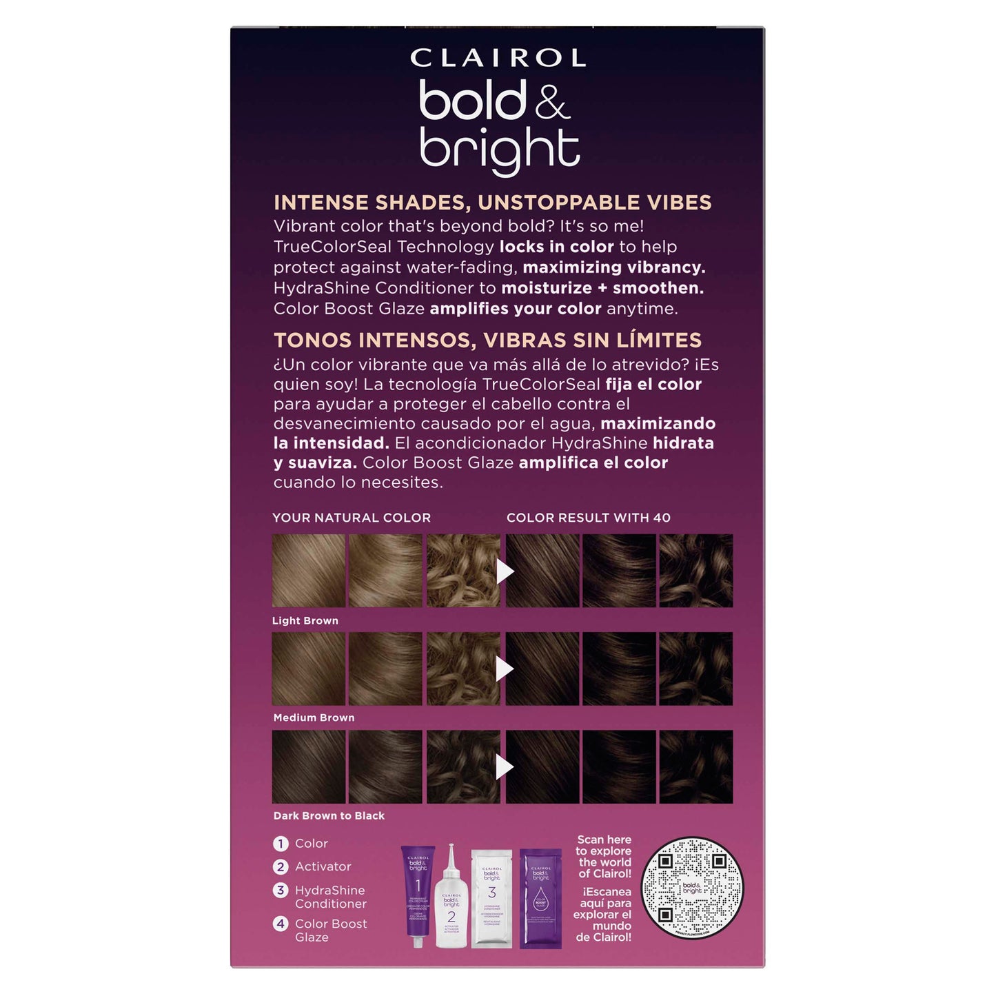 Clairol Bold & Bright Permanent Hair Color - 40 Cafecito