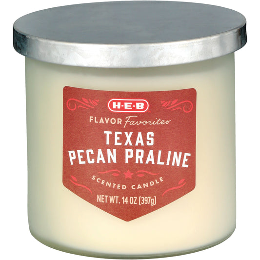 H-E-B Flavor Favorites Texas Pecan Praline Scented Candle