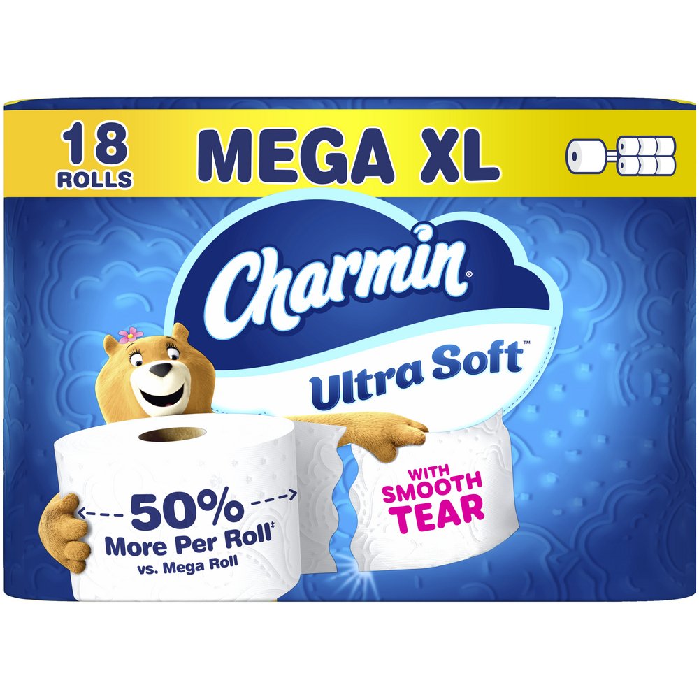 Charmin Ultra Soft Toilet Paper Mega XL Rolls