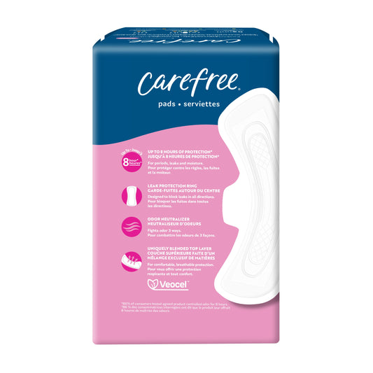 Carefree Ultra Thin Super Long Pads With Wings