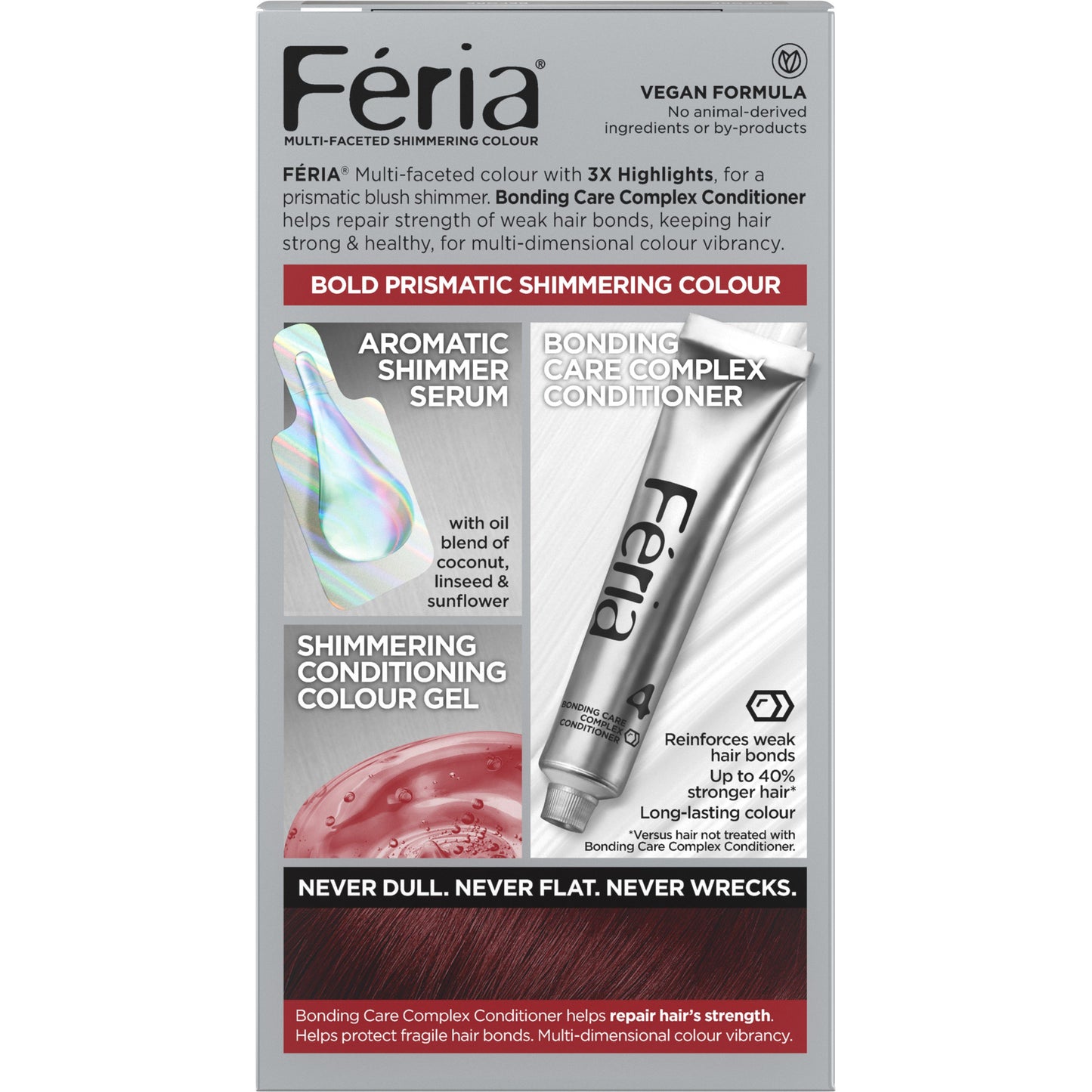 L'Oréal Paris Feria Multi-Faceted Permanent Hair Color - 42 Burgundy Blush