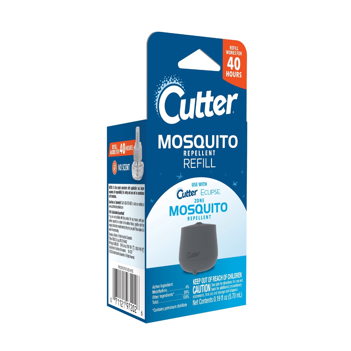 Cutter Eclipse Zone Mosquito Repellent Refill