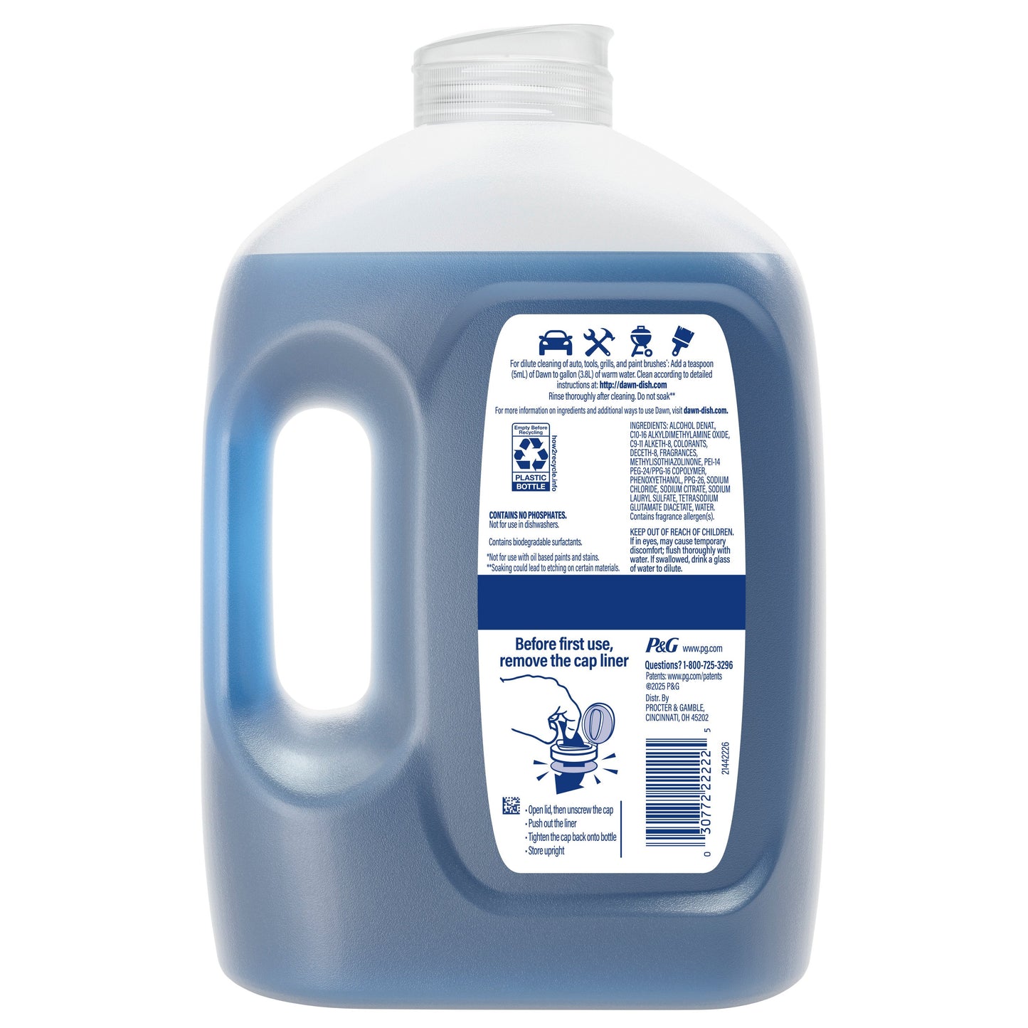 Dawn Platinum Dish Soap Refill Size - Clean Lemon