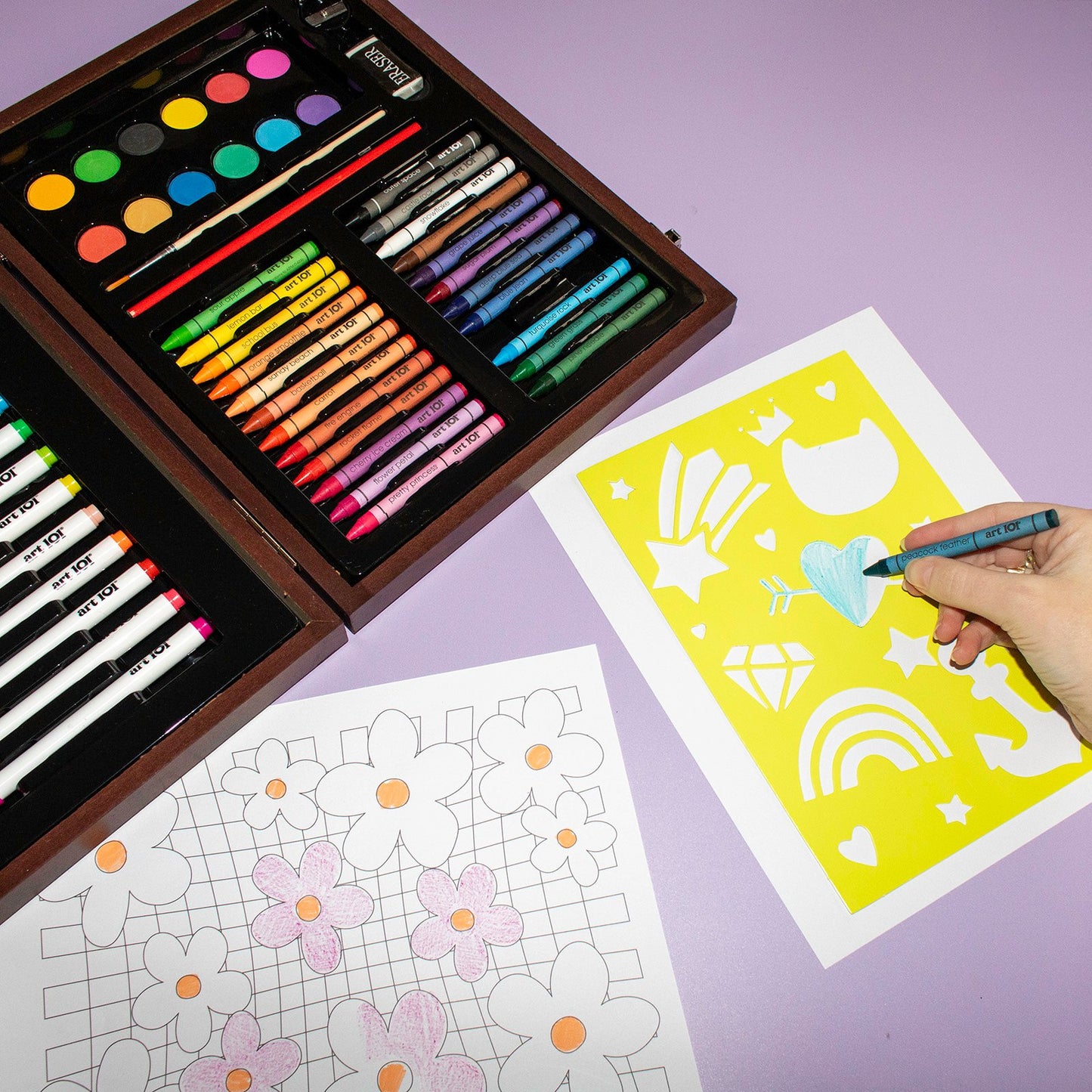 Art 101 Color & Doodle Art Case
