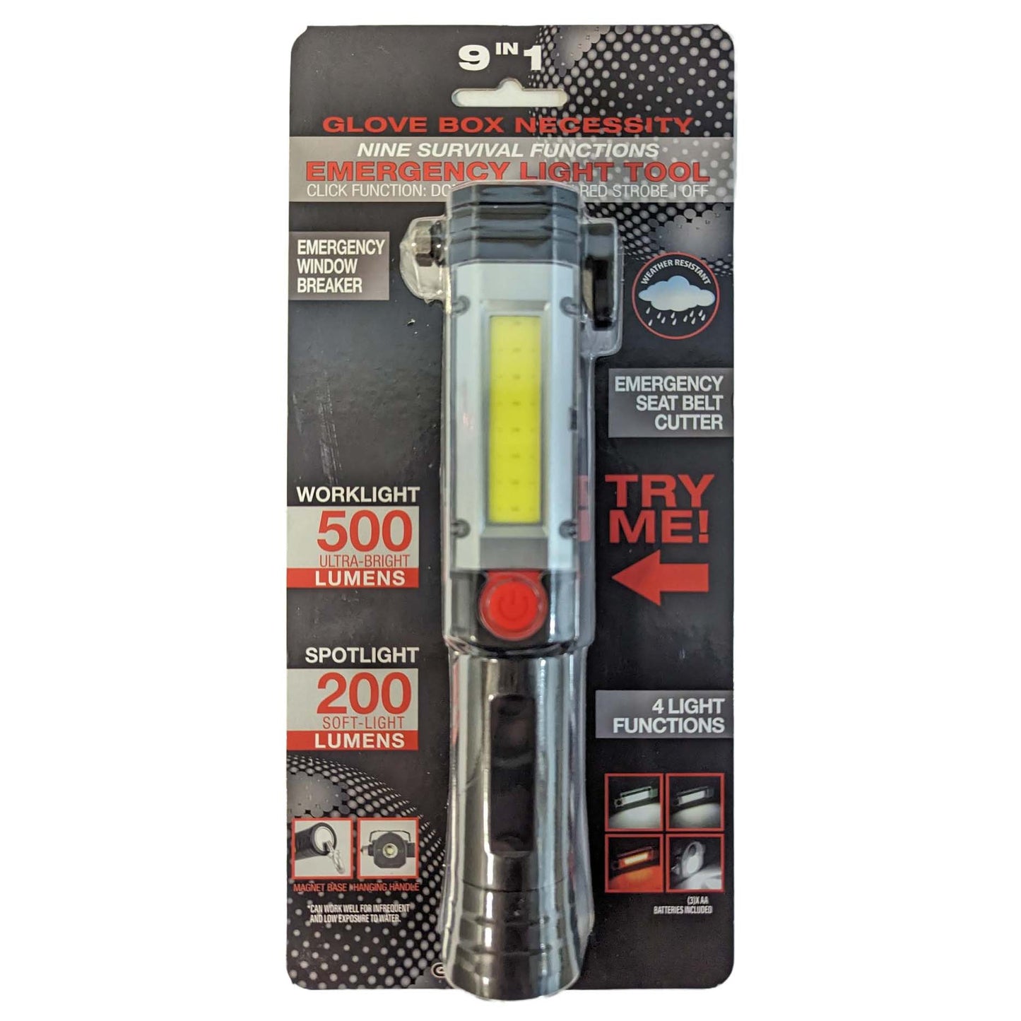Glow Max 9-in-1 Emergency Light Tool