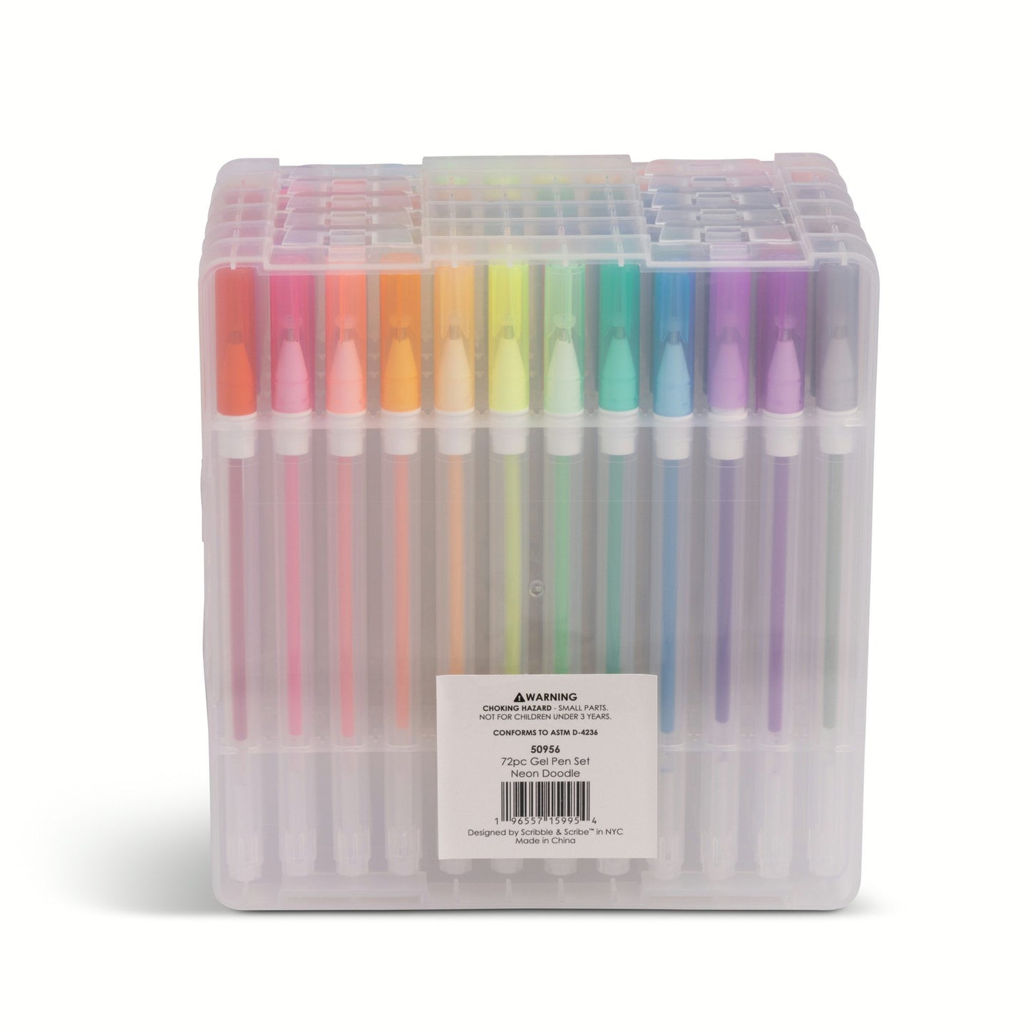Scribble & Scribe Neon Doodle Gel Pen Set - Assorted Ink