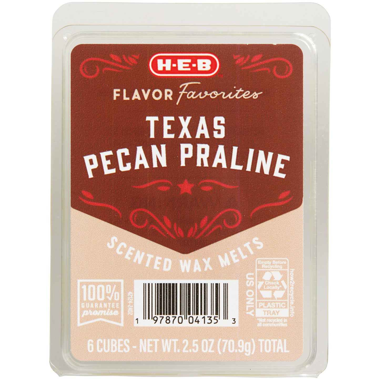 H-E-B Flavor Favorites Texas Pecan Praline Scented Wax Melts