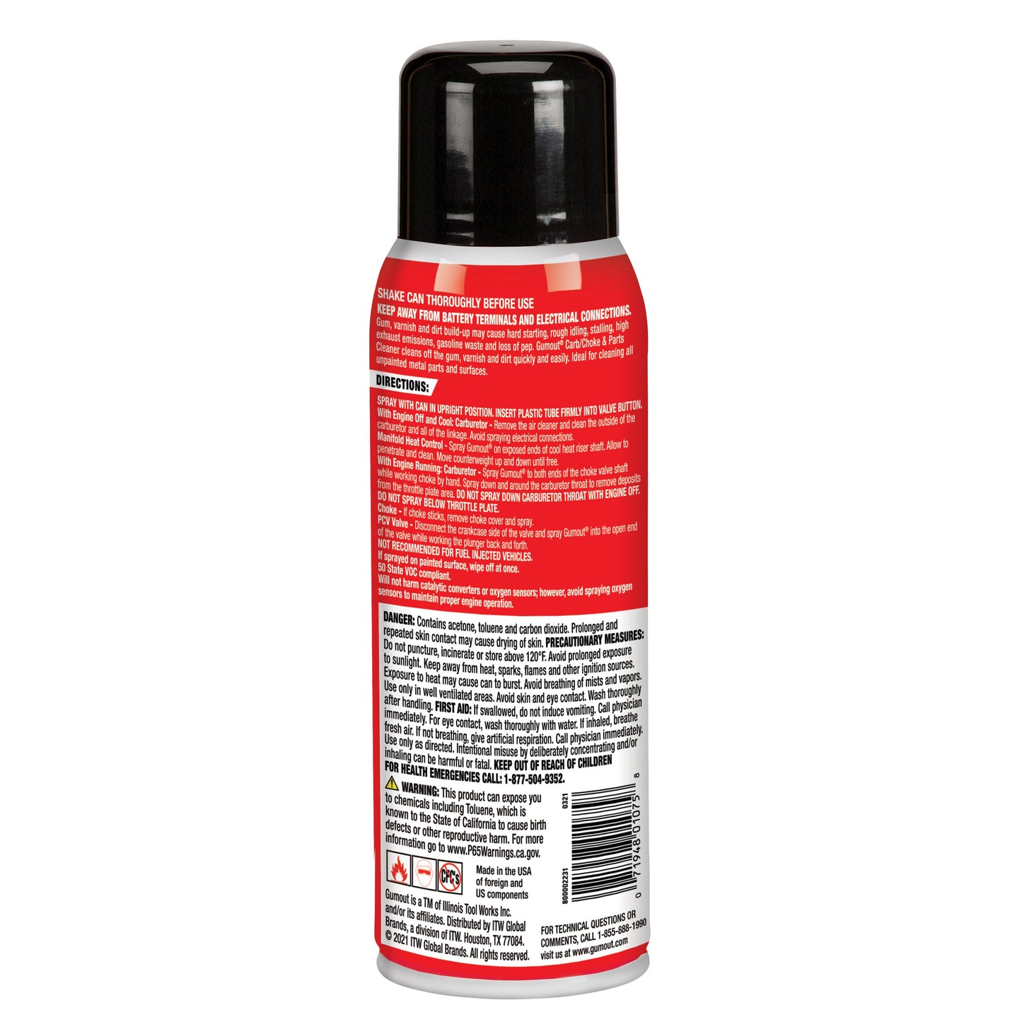 Gumout Carb/Choke & Parts Cleaner