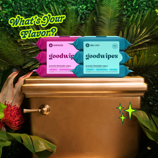 Goodwipes goodwipes XL Flushable Wipes - Rosewater 3 pk