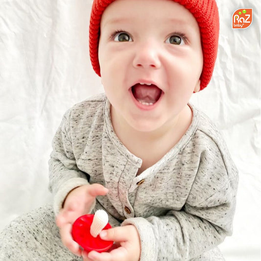 Razbaby Chompy Teether Mushrooms