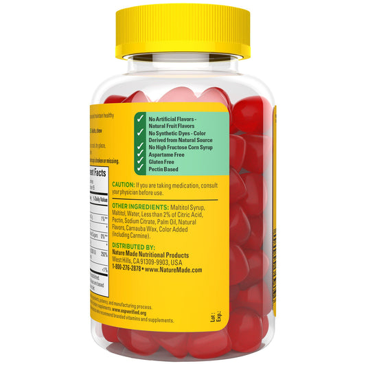 Nature Made Zero Sugar Vitamin D3 Gummies - Cherry