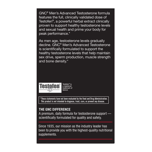 GNC Men's Advanced Testosterone Capsules
