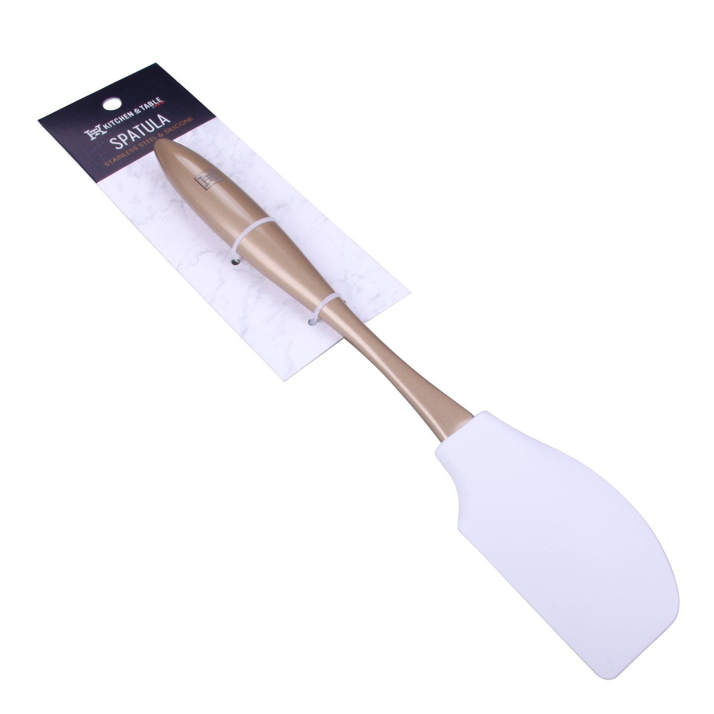 Kitchen & Table by H-E-B Stainless Steel & Silicone Spatula - Gold