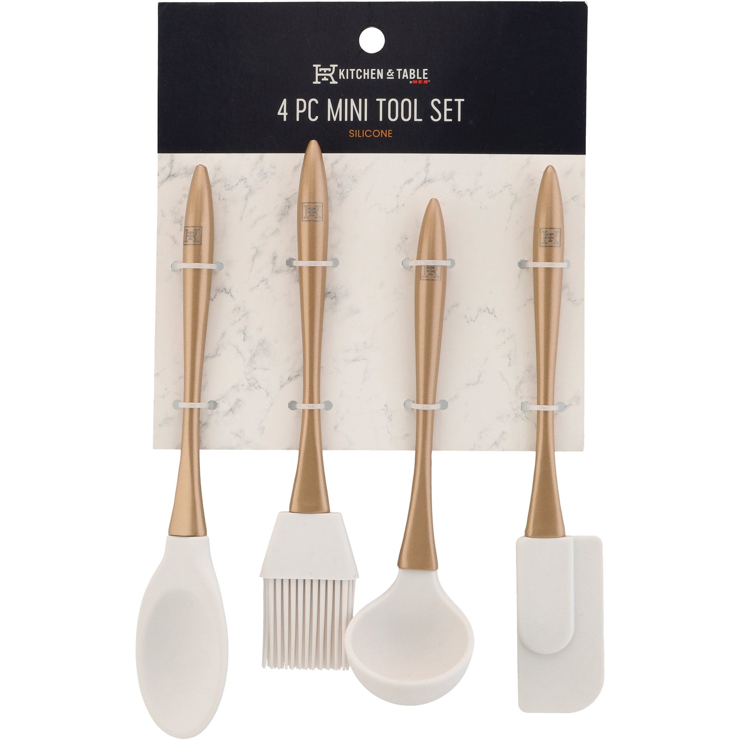 Kitchen & Table by H-E-B Silicone Mini Tool Set - Gold