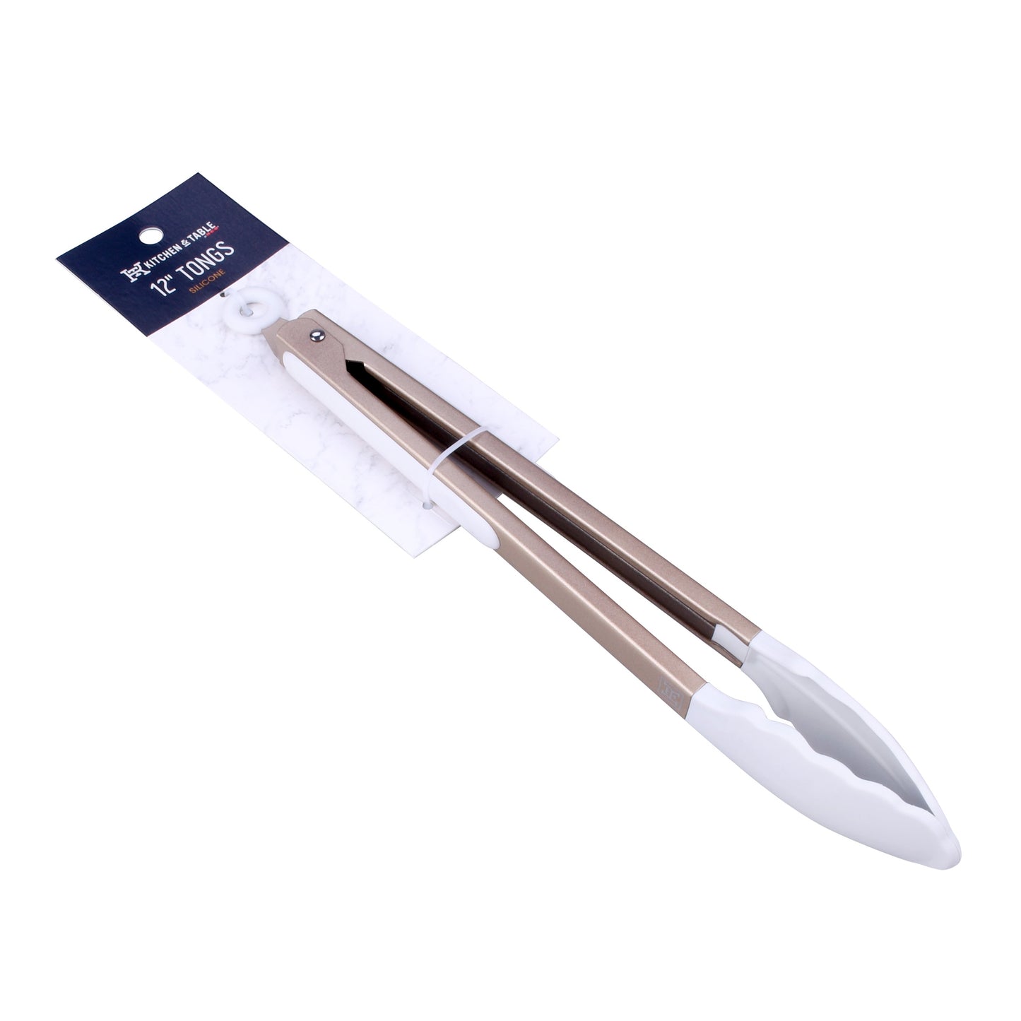 Kitchen & Table by H-E-B Silicone Tongs - Gold