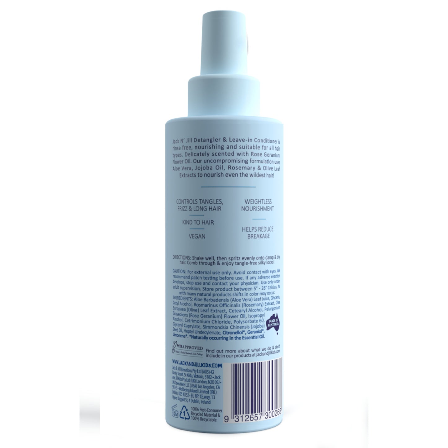 Jack N' Jill Detangler & Leave-In Conditioner