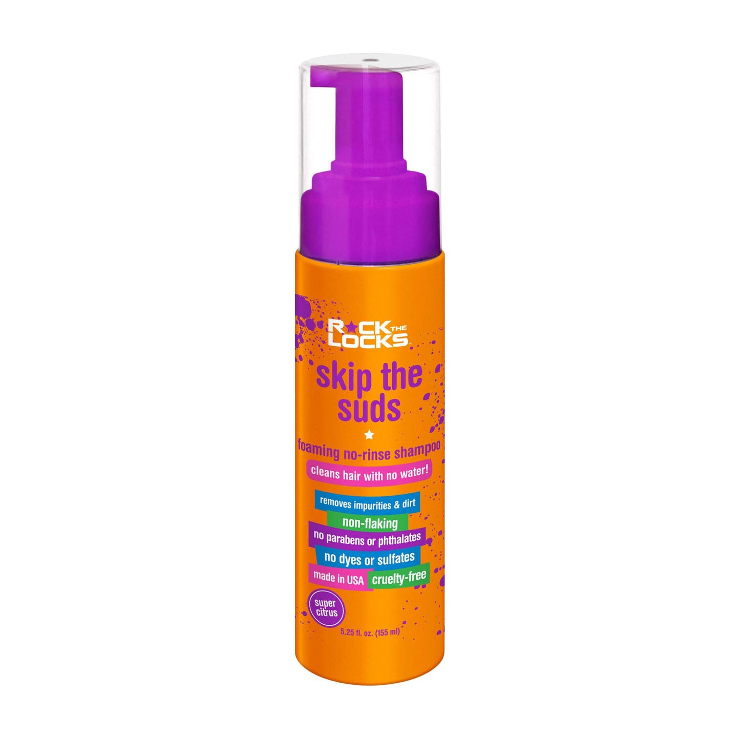 Rock The Locks Skip The Suds No Foaming No-Rinse Shampoo