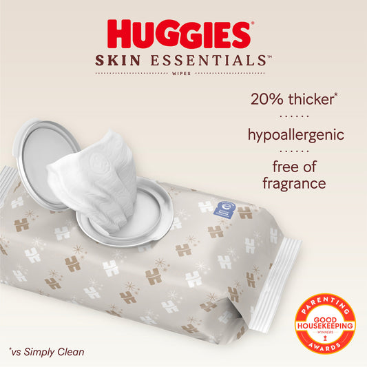 Huggies Skin Essentials Baby Wipes 2 pk