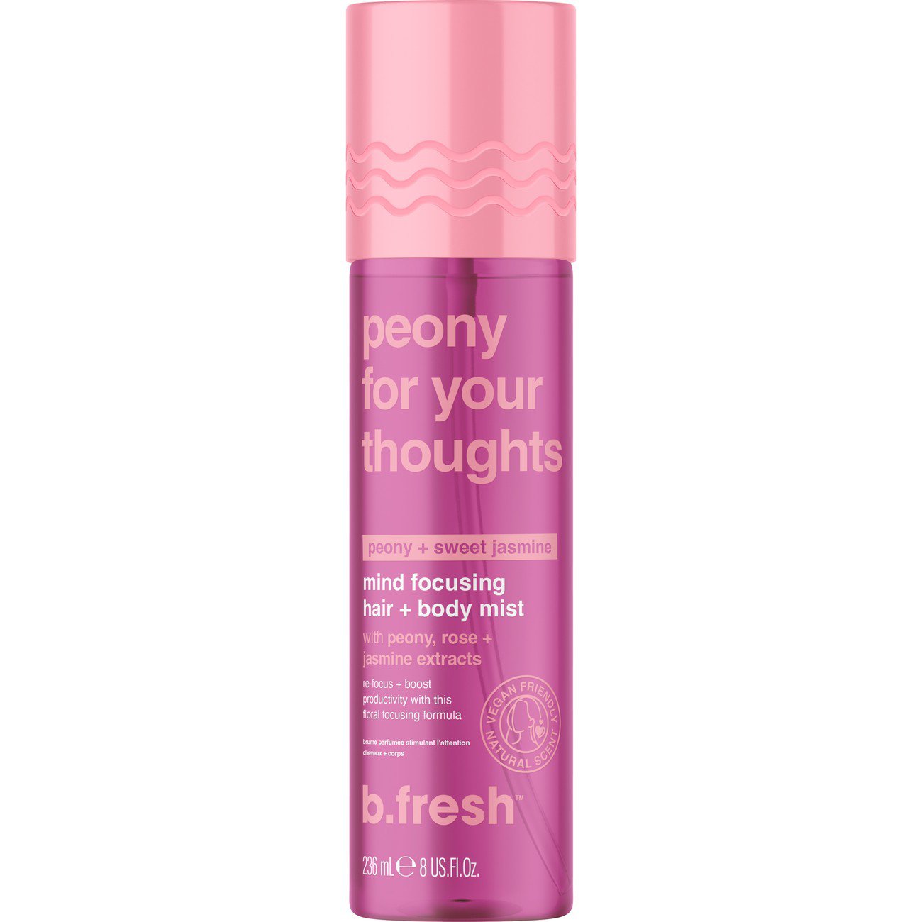 B Fresh Mind Focusing Hair & Body Mist - Peony For Your Thoughts