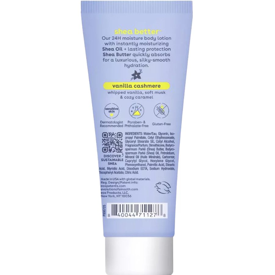 eos Shea Better 24hr Moisture Body Lotion- Vanilla Cashmere, Travel Size