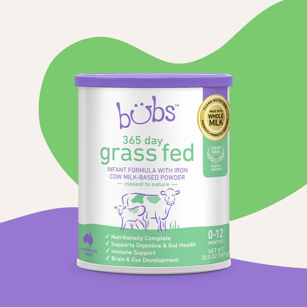 Bubs 365 Day Grass Fed Cow Milk- Based Infant Formula