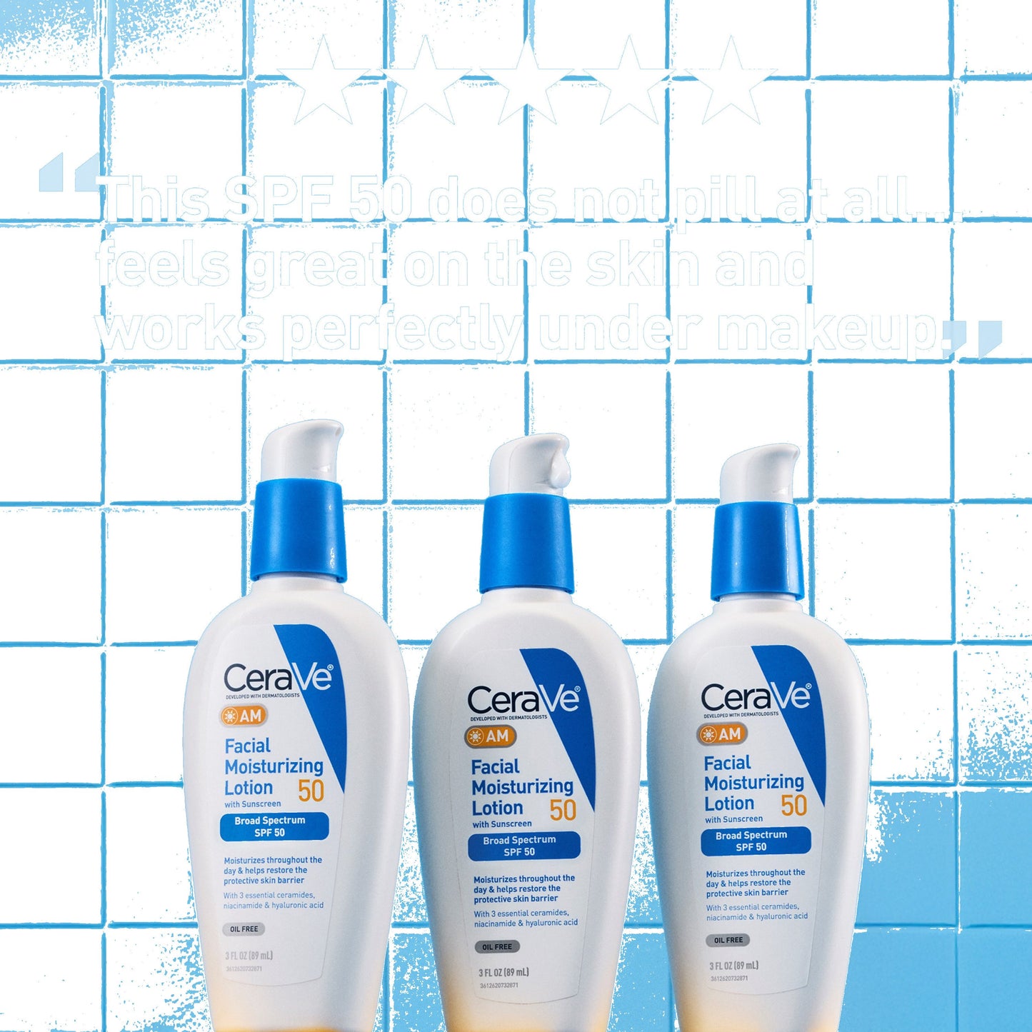 CeraVe AM Facial Moisturizing Lotion - SPF 50