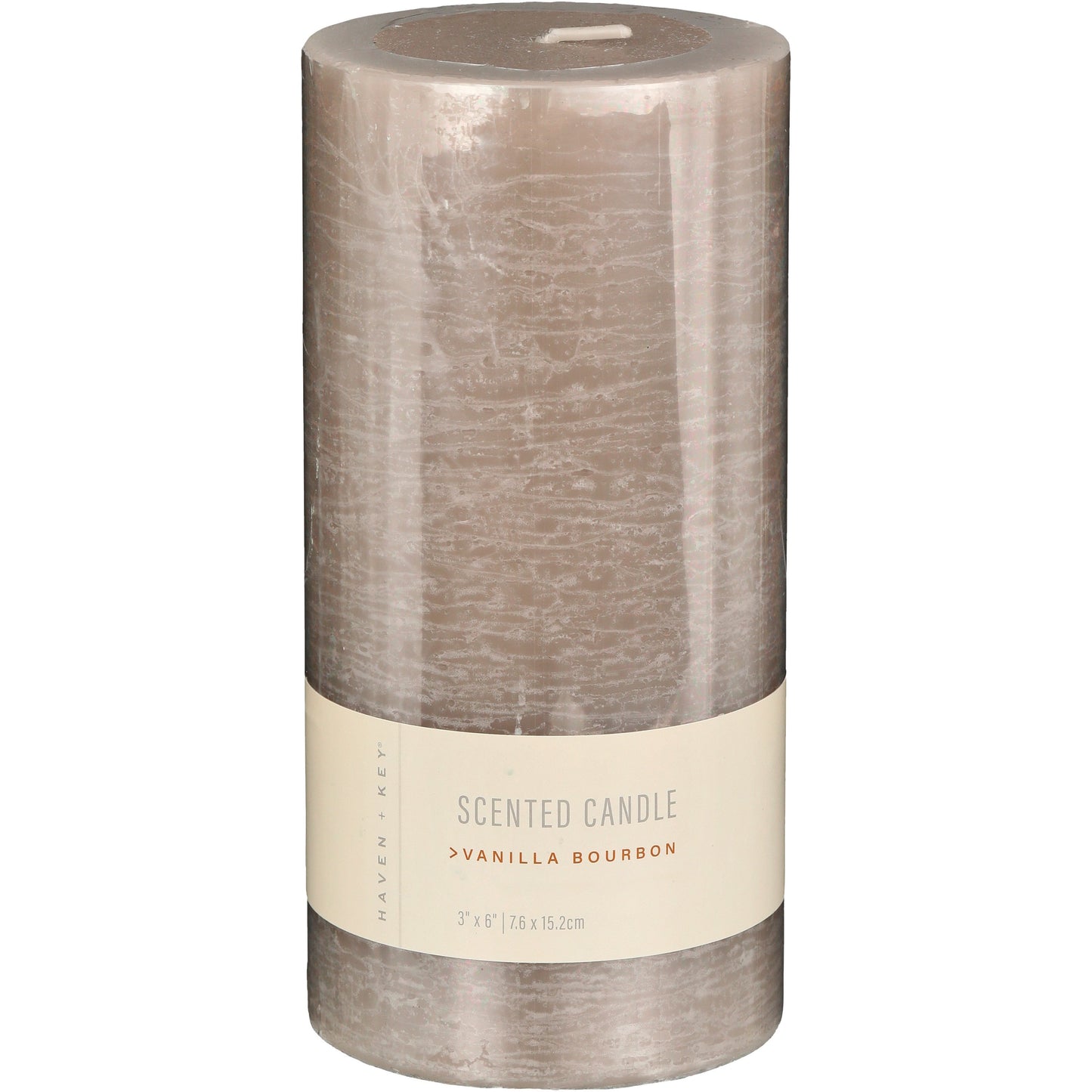 Haven + Key Vanilla Bourbon Scented Pillar Candle