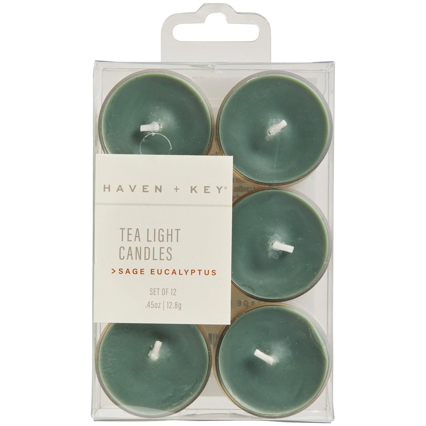 Haven + Key Scented Tea Light Candles - Sage Eucalyptus