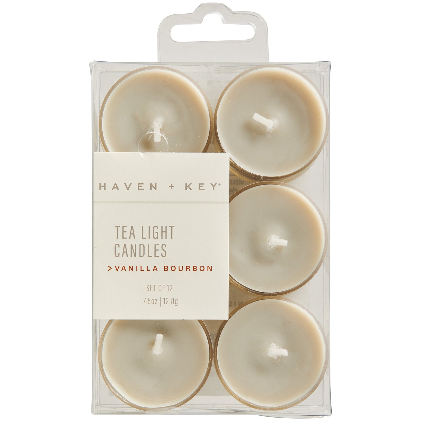 Haven + Key Scented Tea Light Candles - Vanilla Bourbon